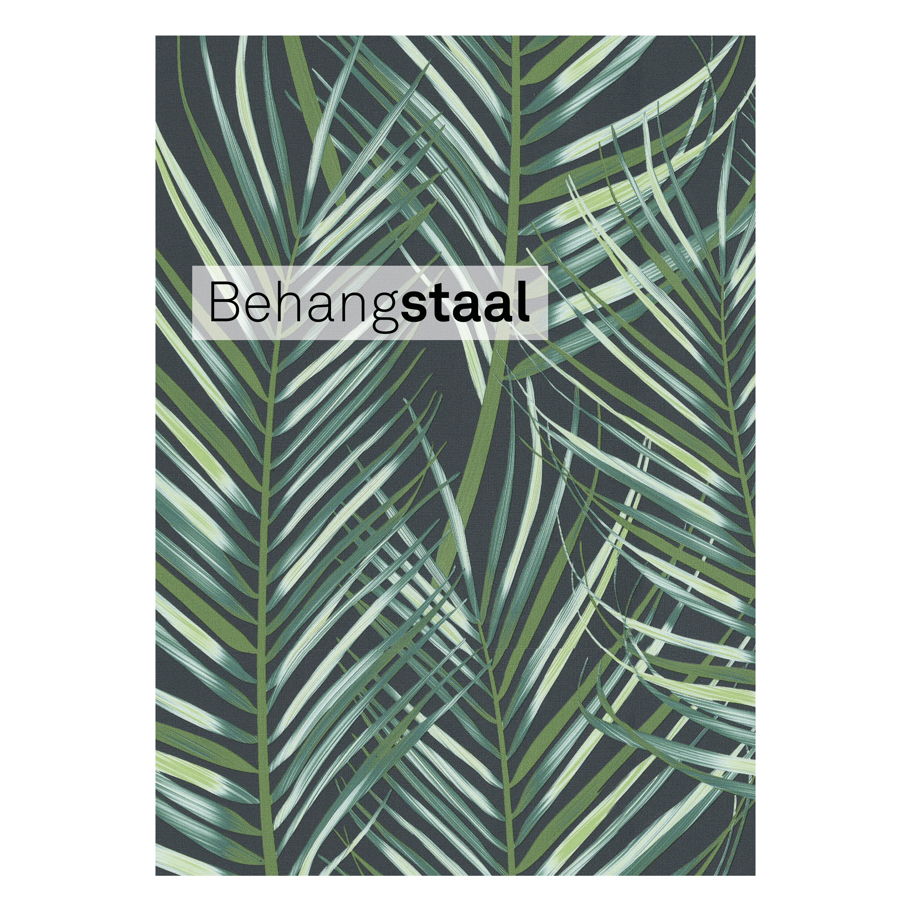 Graham Brown Behangstaal Vliesbehang Palmen Blauwgroen Dessin 100558 graham brown kopen in de aanbieding