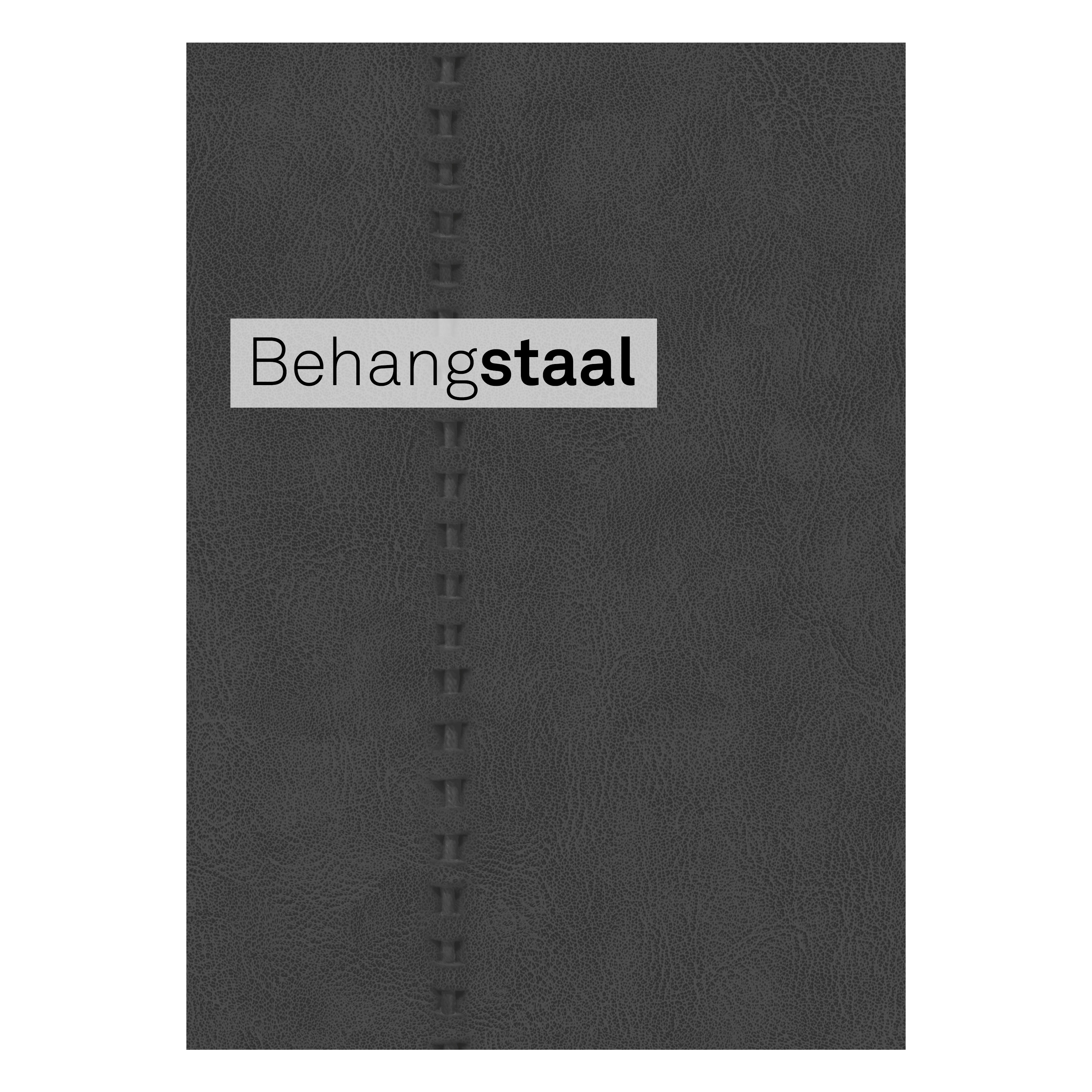 Graham Brown Behangstaal Vliesbehang Leer Blokken Zwart Dessin 103482 graham brown kopen in de aanbieding