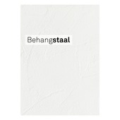 Behangstaal vliesbehang stuc strepen wit (A533-166)