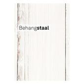 Behangstaal vliesbehang sloophout wit (dessin 33-255)