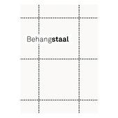 Behangstaal vliesbehang ruit zwart-wit (dessin 33-256)