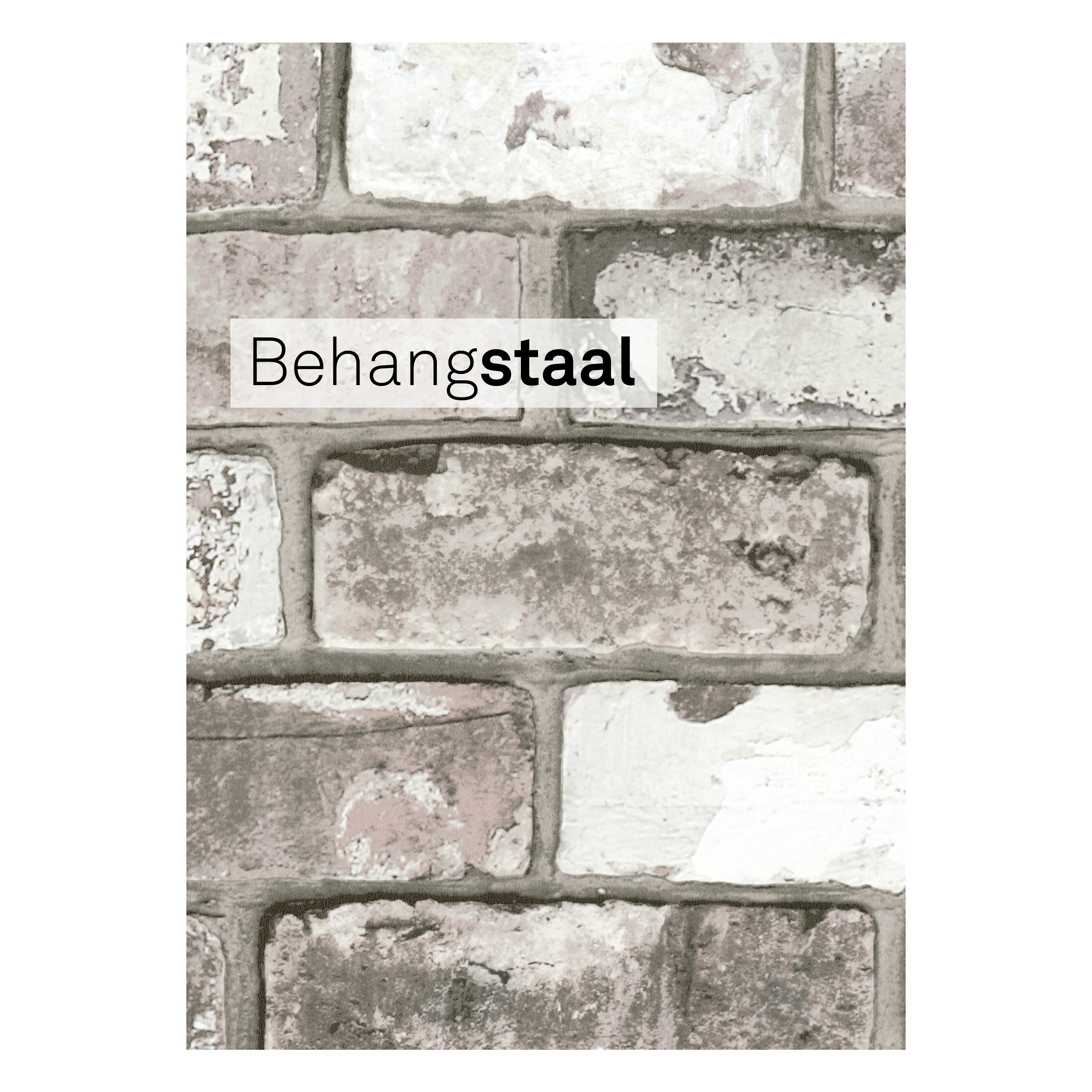 Graham Brown Behangstaal Vliesbehang Baksteen Grijs Dessin 50 158 graham brown kopen in de aanbieding