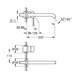 Grohe Colours Wastafelkraan Inbouw Essence New L Eengreep Koper