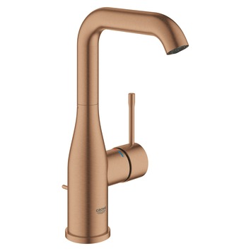 Grohe Colours Wastafelkraan Essence New L Koper met Waste