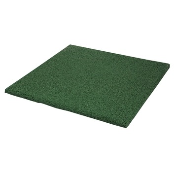 uniek Hoogland Levendig Terrastegel Rubber Groen 40x40 cm - 40 Tegels / 6,40 m2 kopen? | Karwei