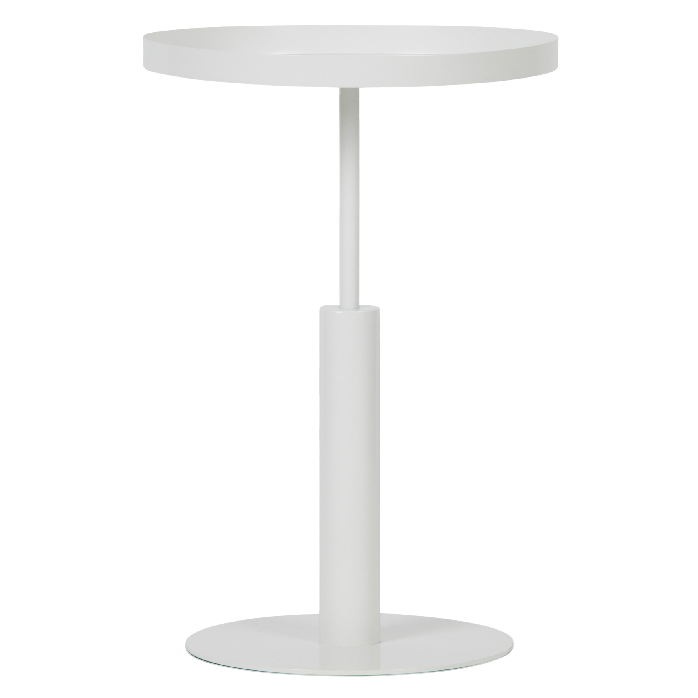 Woood Bijzettafel Silke Wit O40 woood kopen in de aanbieding