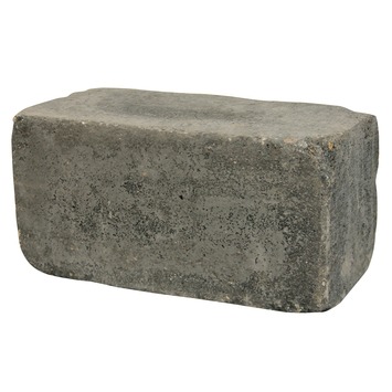 Stapelblok Beton Getrommeld Antraciet 30x15x15 cm - 80 Stuks