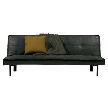 WOOOD Slaapbank Milan donker grijs