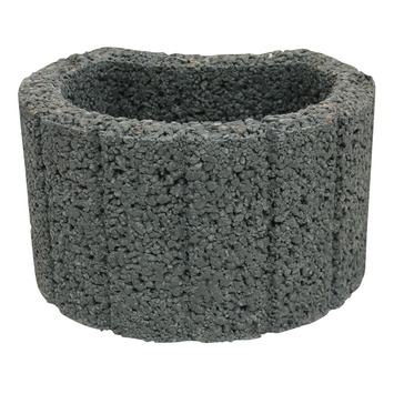 Bloembak Beton Antraciet 28x35x20 cm bloempotten-plantenbakken | Karwei