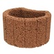 Bloembak Beton Rond Bruin 28x35x20 cm