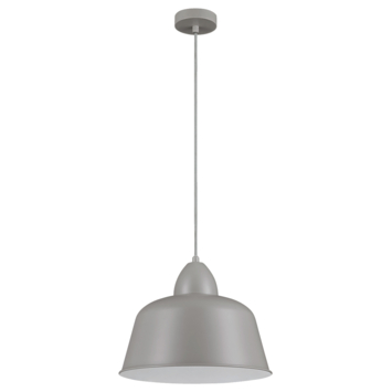 KARWEI hanglamp Julien mat licht grijs Ø 34cm