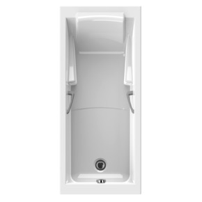 Allibert Lodge bad 175x75 cm met douchezone