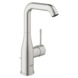 Grohe Colours Wastafelkraan Essence New L RVS met Waste