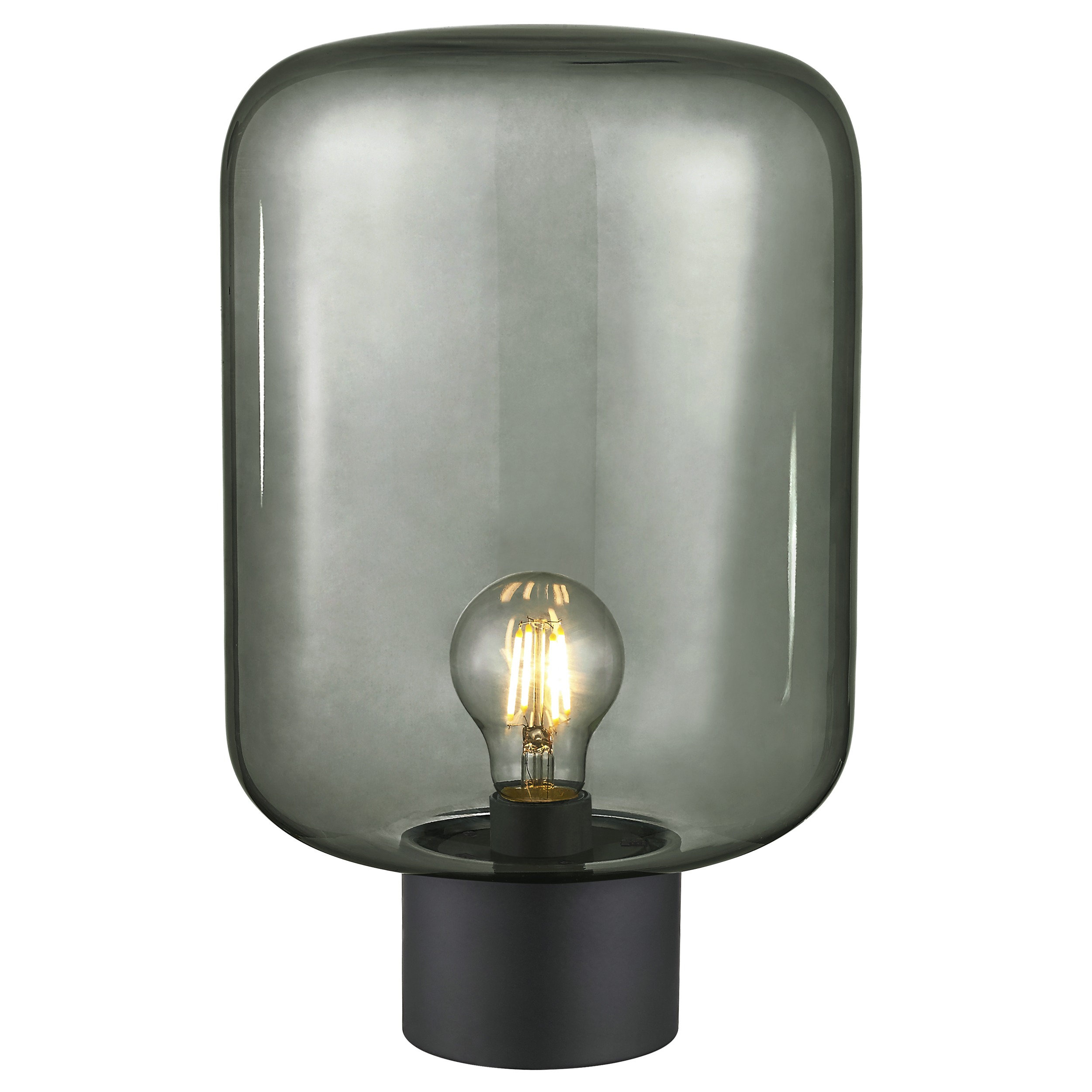 KARWEI tafellamp Juno XXL rookglas