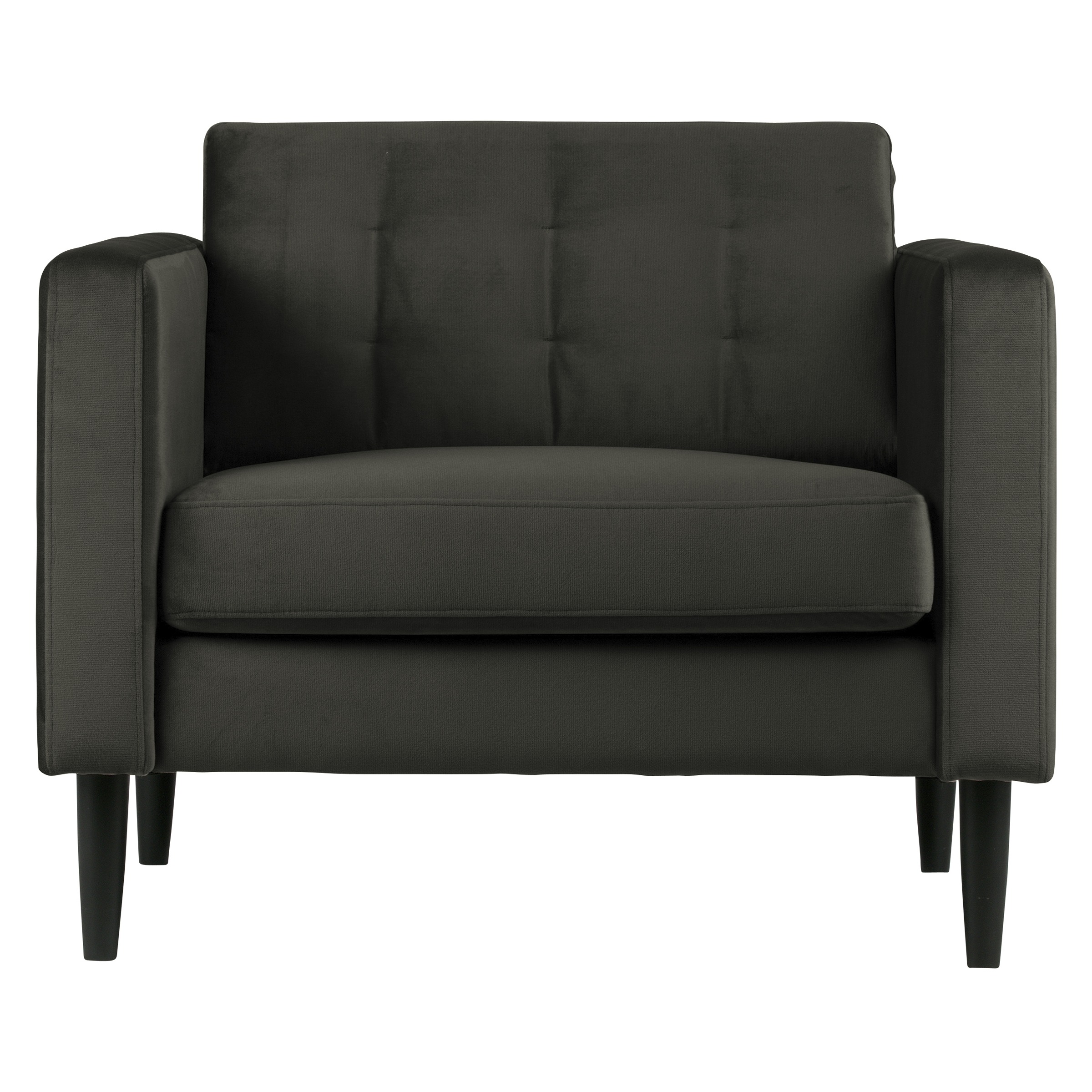 Woood Livia Fauteuil Fluweel Warm Groen woood kopen in de aanbieding