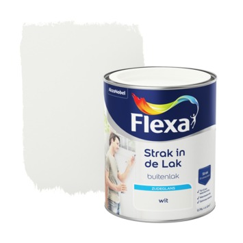 Flexa Strak In De Lak Zijdeglans Wit 750 Ml Kopen Buitenlak Karwei