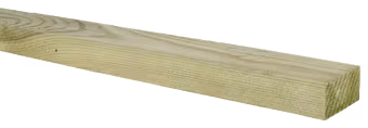Tuinpaal grenen hout ruw 2,5 x 5,0 x 180 cm
