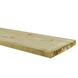 Tuinplank ruw ca. 1,6x14 cm, lengte 360 cm