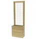 Bloembak Jumbo met trellis 180x60x35 cm