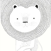 Claas fotobehang leeuw beige