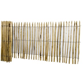 Schapenhek kastanjehout ca. 120 x 500 cm