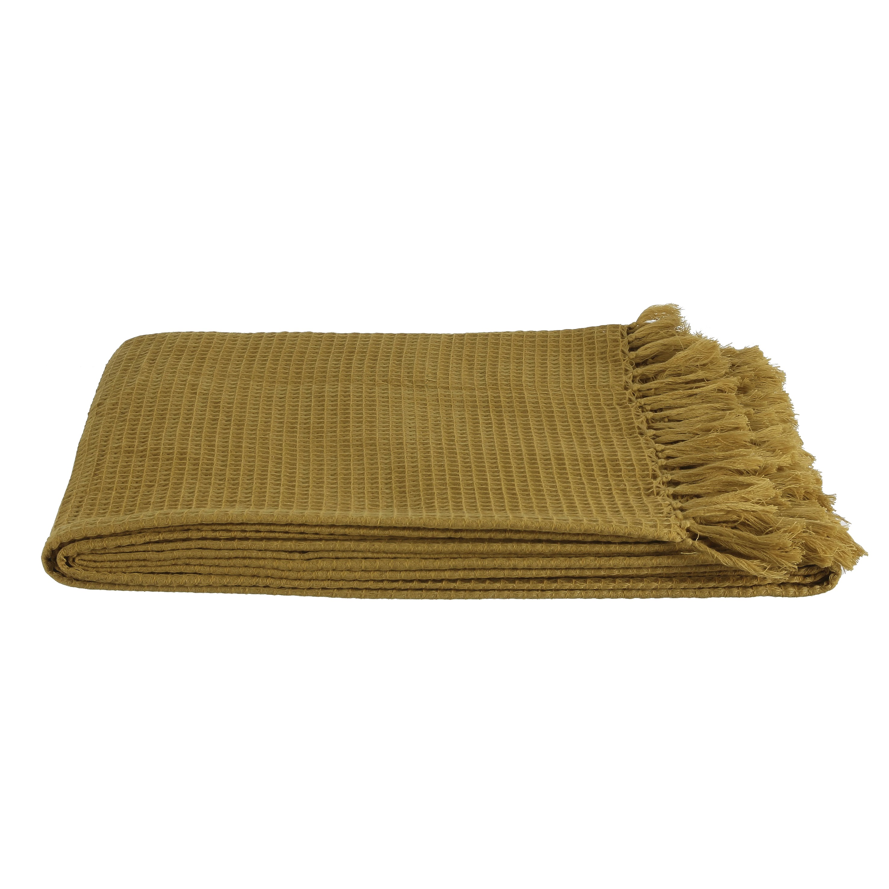 Plaid Geel L130Xb170Cm huismerk kopen in de aanbieding