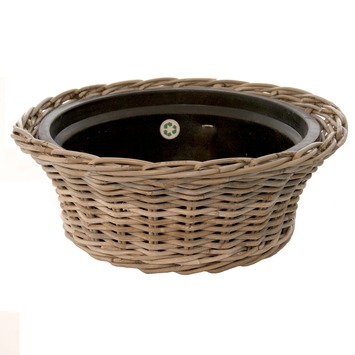 Terrasschaal Rotan Drypot h17xd44 cm kopen Karwei Terrasschaal Rotan Drypot h17xd44 cm kopen Karwei