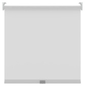 KARWEI rolgordijn met greepbediening lichtdoorlatend wit (kleurnr. 833) 60x190 cm (bxh)