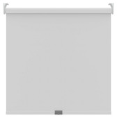 KARWEI rolgordijn met greepbediening verduisterend sneeuwwit (kleurnr. 5715) 60x190 cm (bxh)