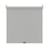 KARWEI rolgordijn met greepbediening verduisterend lichtgrijs (kleurnr. 5733) 180x190 cm (bxh)