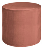 WOOOD Poef Sara oud roze hoog