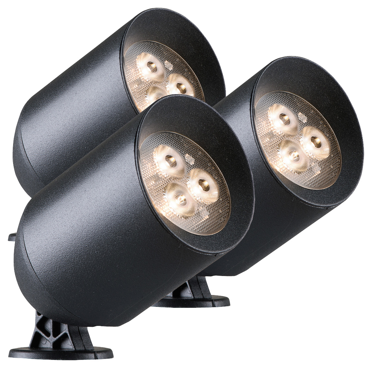 Ludeco Tuinspot Stig 12V Startersset Zwart 3 Stuks ludeco kopen in de aanbieding