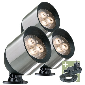 Ludeco Joren 12V startersset RVS 3 stuks kopen? 12v-verlichting | Karwei