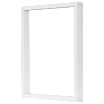 Opbouwkader 260x260 cm RAL9010 wit