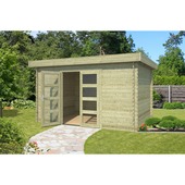 Tuinhuis Mikkel vurenhout geïmpregneerd 420 x 315 cm