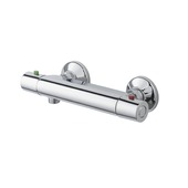 OK thermostatische douchekraan chroom 15 cm