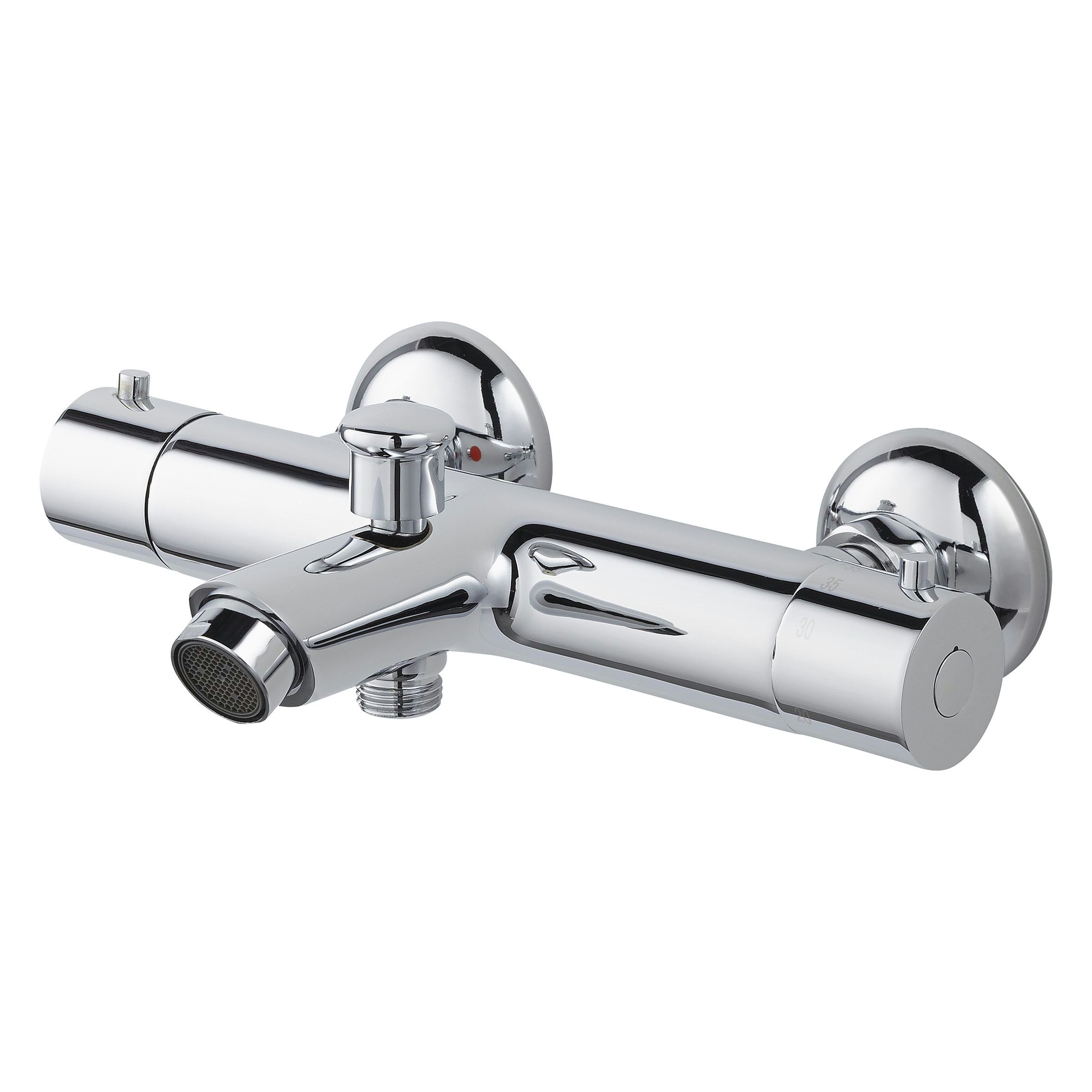 Handson Oscar Thermostatische Badkraan Met Omstelling Chroom handson kopen in de aanbieding