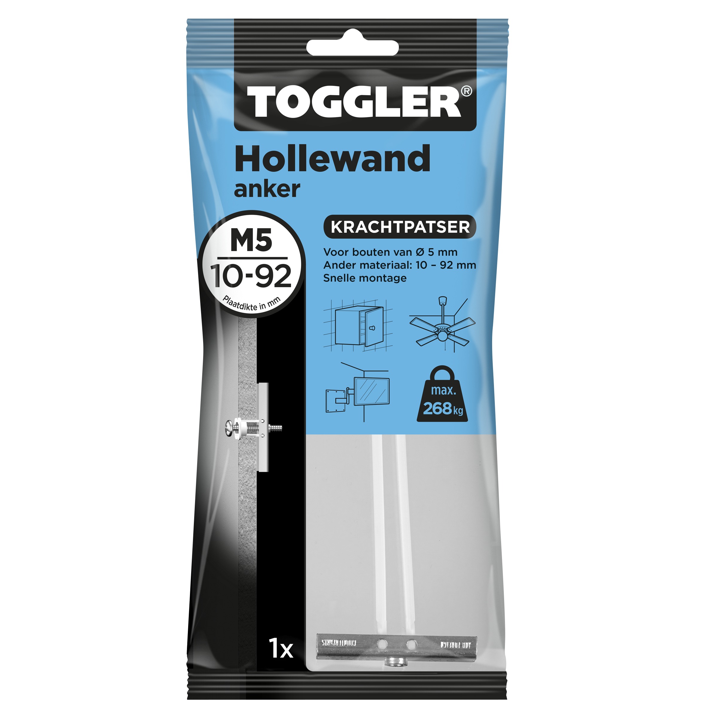 Toggler Hollewandanker M5 toggler kopen in de aanbieding