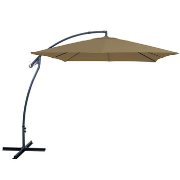 Verbeteren Gehakt Raadplegen Zweefparasol Orlando Taupe 250x250 cm kopen? parasols | Karwei