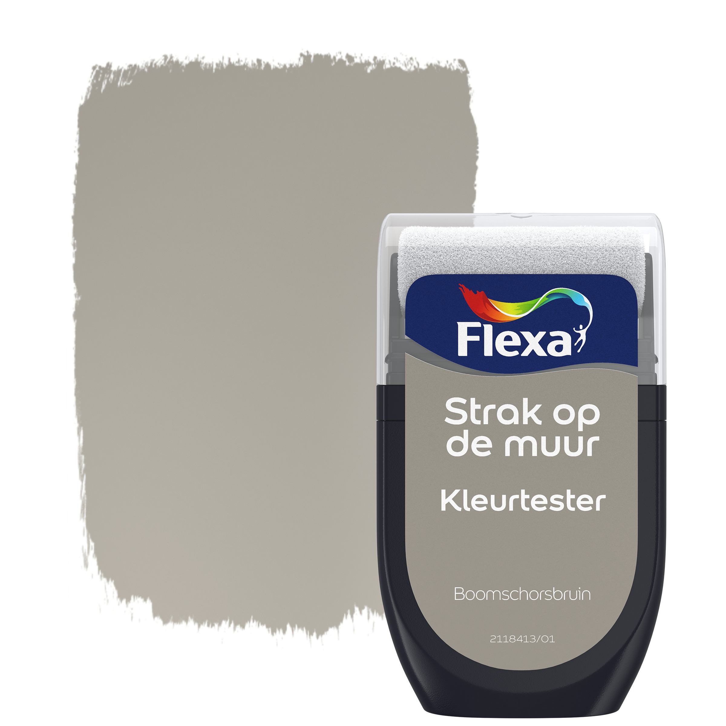 Flexa Strak Op De Muur Kleurtester Boomschorsbruin flexa kopen in de aanbieding