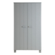 WOOOD kledingkast Dennis grenen betongrijs 202x111x55 cm