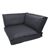 Hoekset palletkussen Urban zwart - set van 3