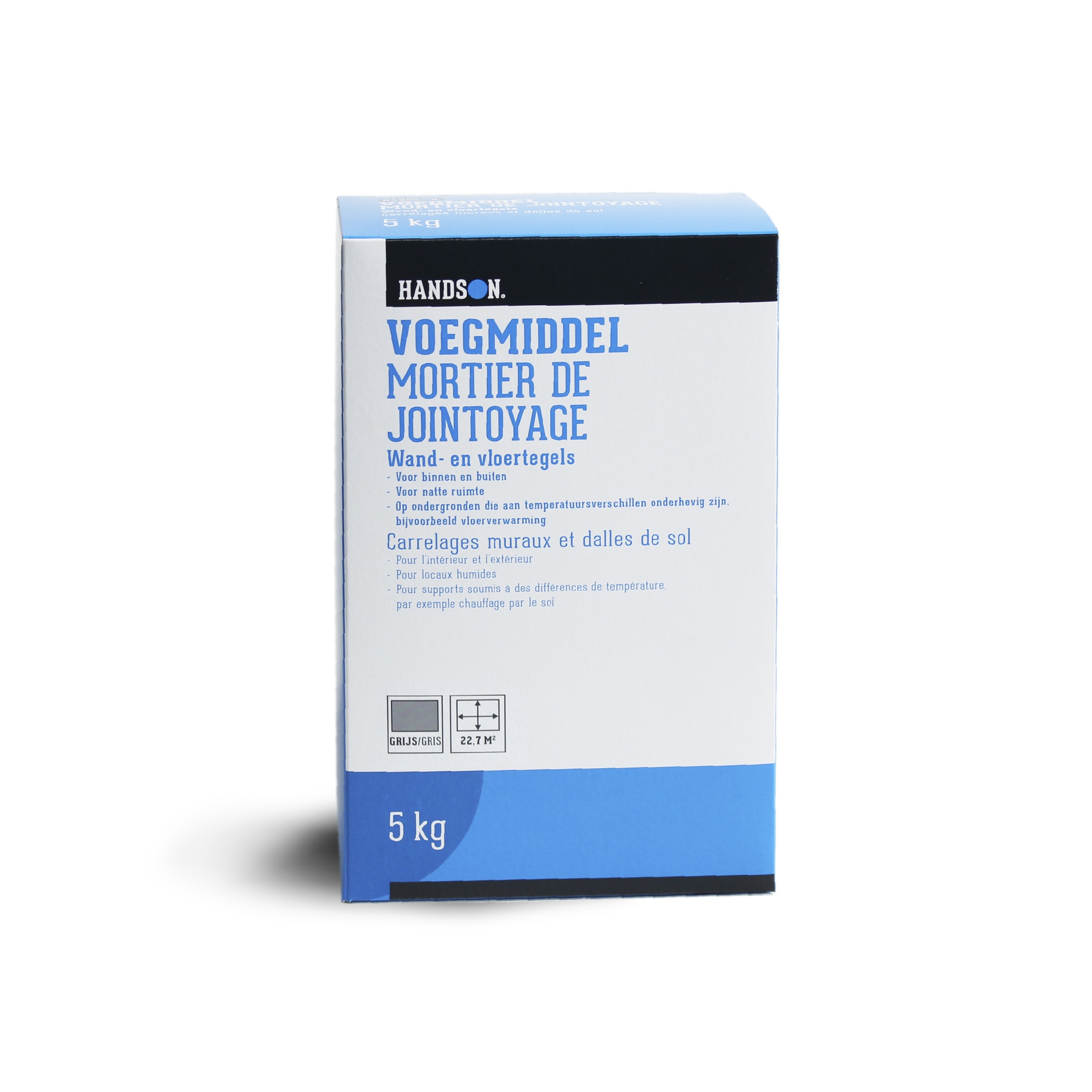 Handson Flexibele Voegmortel Grijs 5Kg handson kopen in de aanbieding