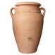 Regenton Amfoor antiek terracotta 250L + kraantje en vulautomaat