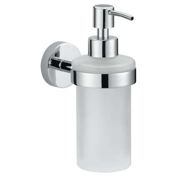 Tesa Smooz zeepdispenser chroom/glas kopen? Zeepbakjes & dispensers | Karwei