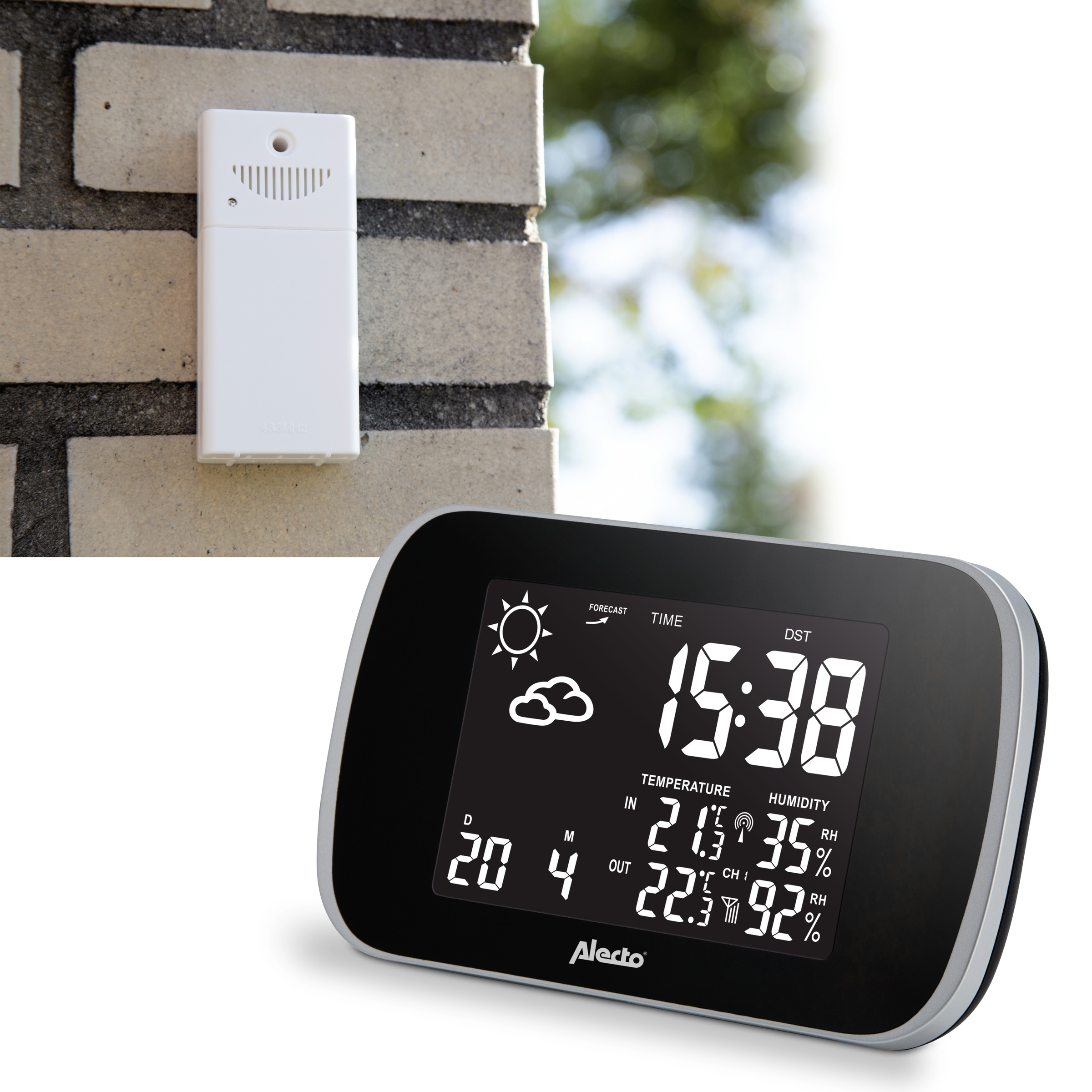 Alecto Weerstation Met Draadloze Buitensensor En Geanimeerde Weersvoorspelling alecto kopen in de aanbieding