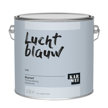 muurverf lucht mat liter kopen? muurverf-kleur Karwei