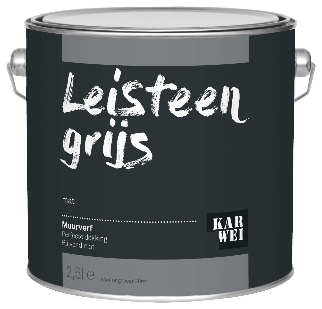 Karwei Muurverf Leisteen Grijs Mat 25 Liter karwei kopen in de aanbieding