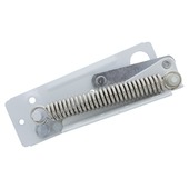 HANDSON Klepschaar met veer wit - 2 stuks