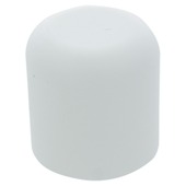 HANDSON meubeldop rond wit 19 mm 4 stuks